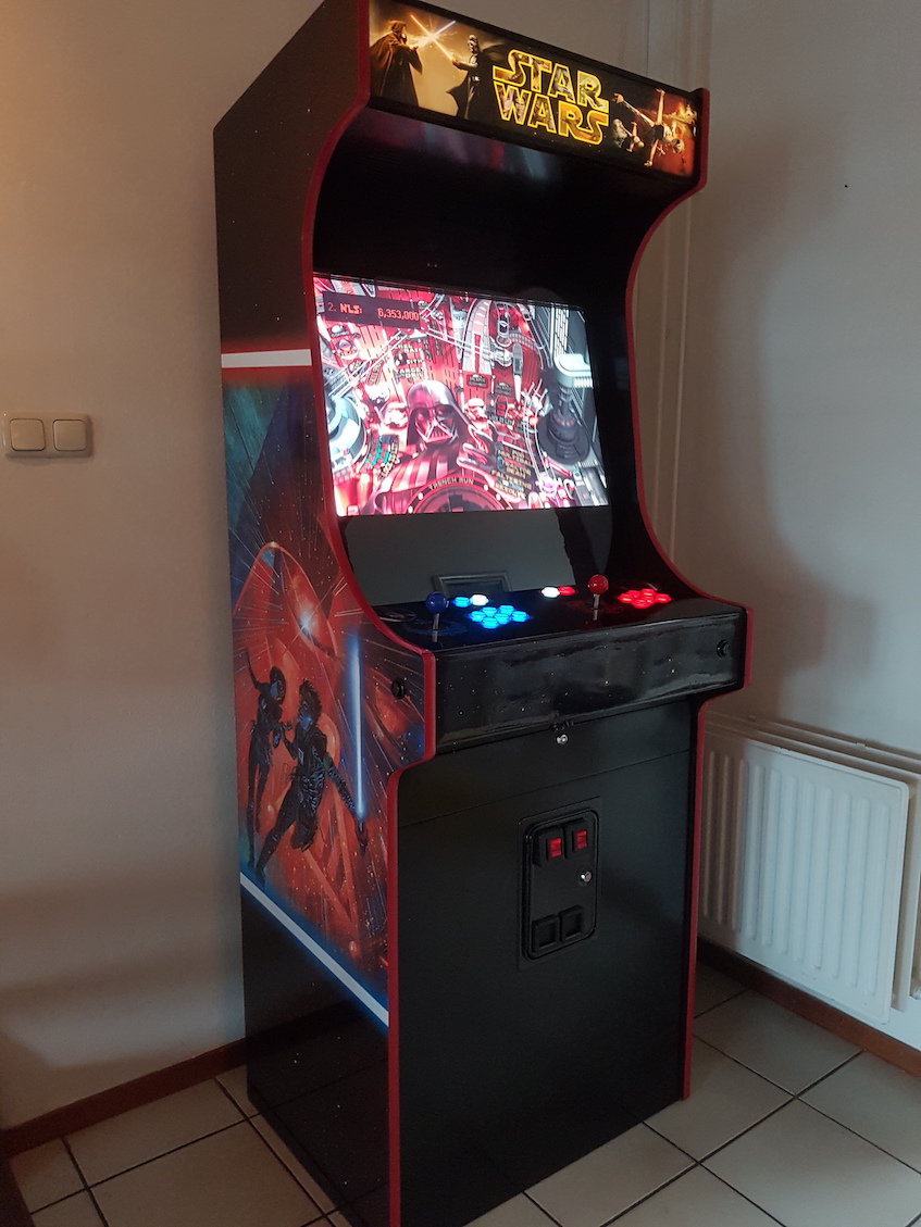 Finished Star Wars Themed Arcade Cabinet Build