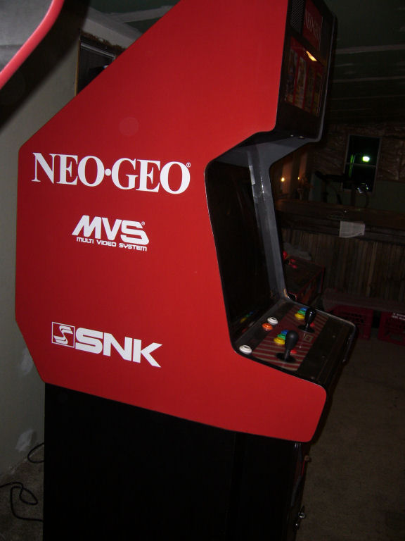 Arcade1Up Neo-Geo MVS Side Art Arcade Cabinet Artwork Graphics Decals